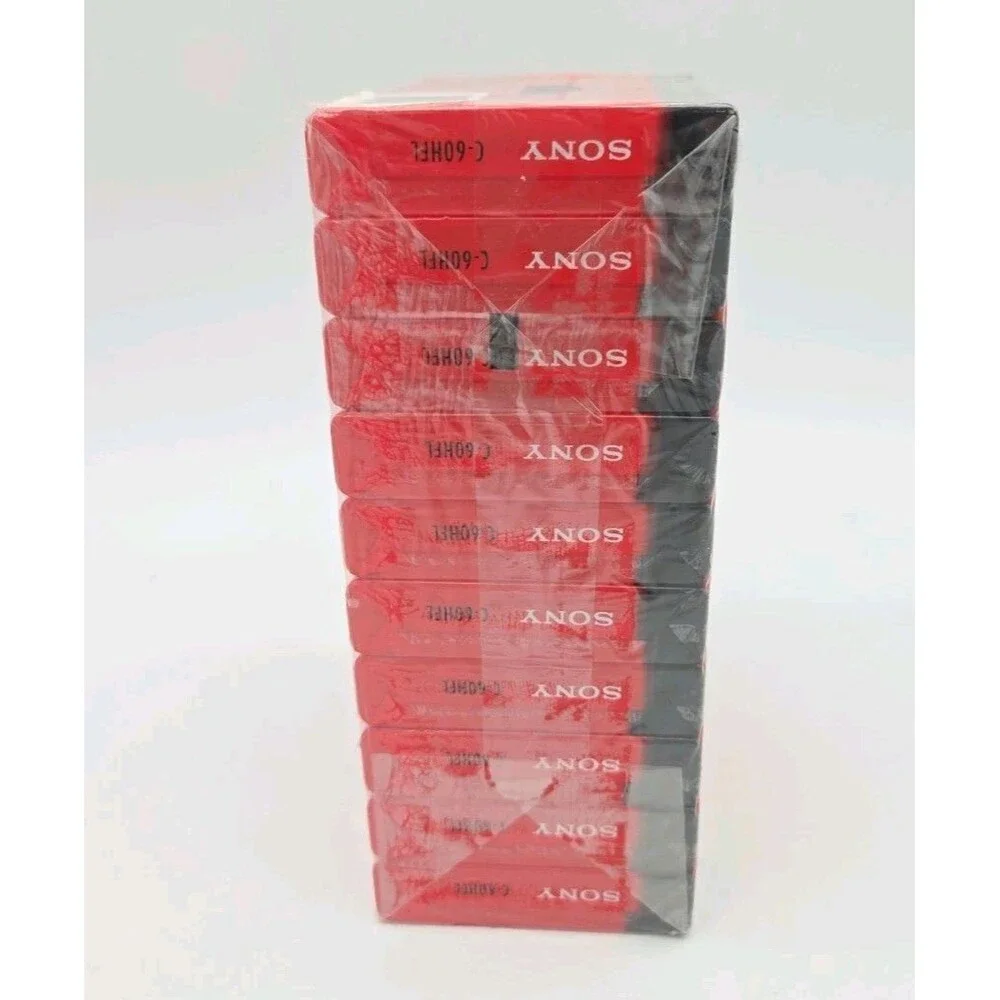 Sony HF 60 Min Audio Cassette Tapes 10 Pack Sealed High Fidelity Normal Bias